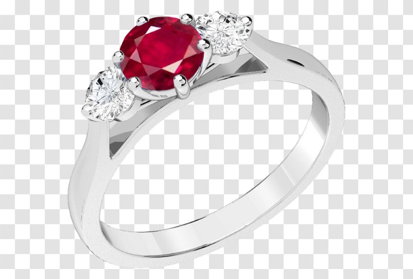 Ring Diamond Cut Ruby Brilliant - All Gold Rings For Girls Transparent PNG