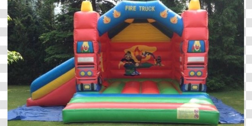 Inflatable Bouncers Jungle Gym Fire Department Child - Play - Feuerwehr Transparent PNG