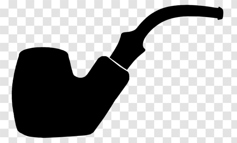 Tobacco Pipe Sherlock Holmes Silhouette Clip Art - Monochrome - Bong Transparent PNG