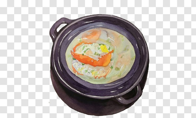 Korean Cuisine Bibimbap Gukbap Soup - Rice With Hand Painting Material Picture Transparent PNG