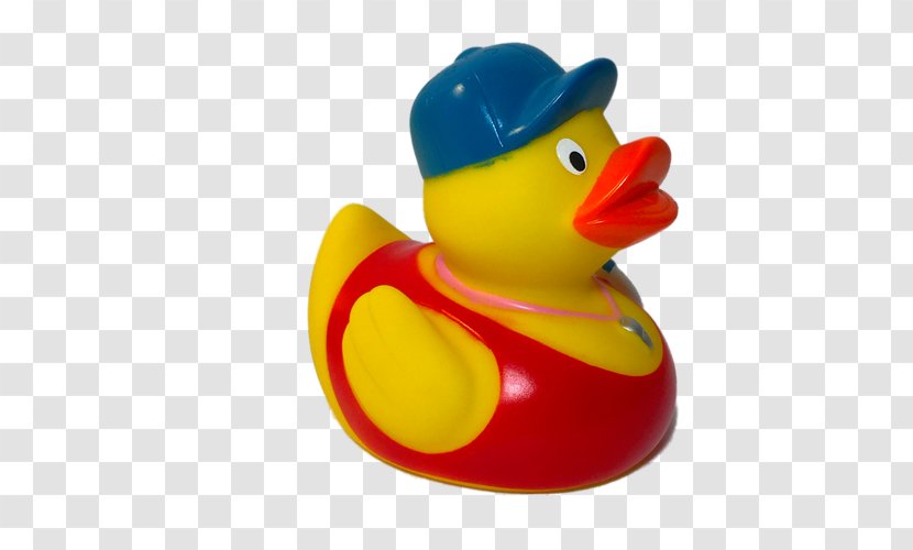 Rubber Duck Lifeguard Natural Lifebuoy - Toy Transparent PNG