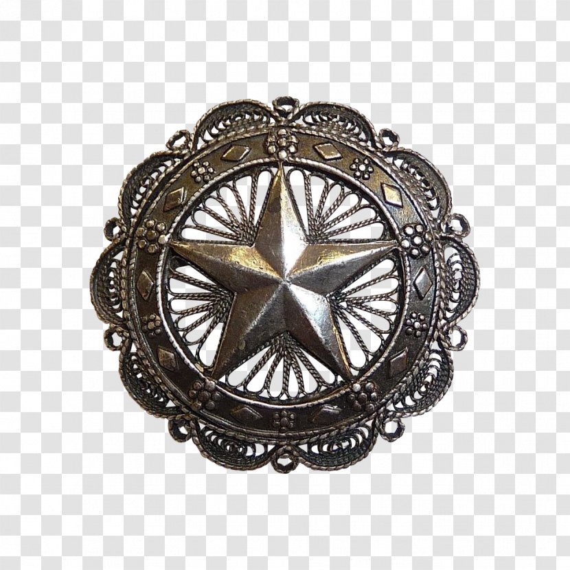 Silver Brooch - Furniture Transparent PNG