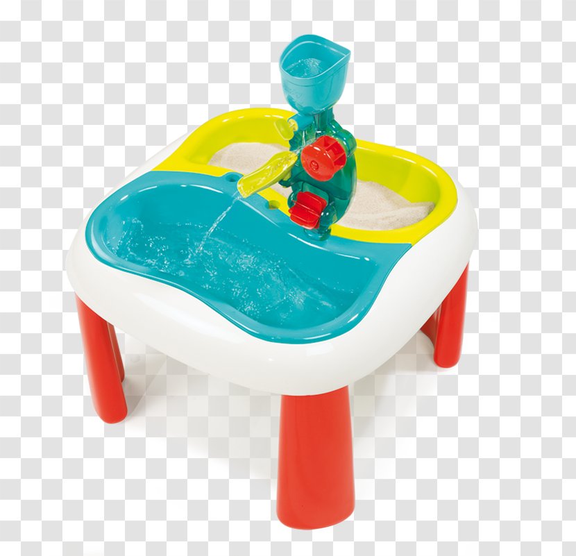 Sand Water Table SMOBY TOYS SAS Game - Plastic Transparent PNG