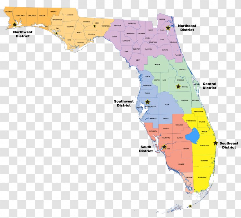 Florida's Congressional Districts Map Florida Department Of Environmental Protection Douglas High School Shooting - Plan - Florid Transparent PNG