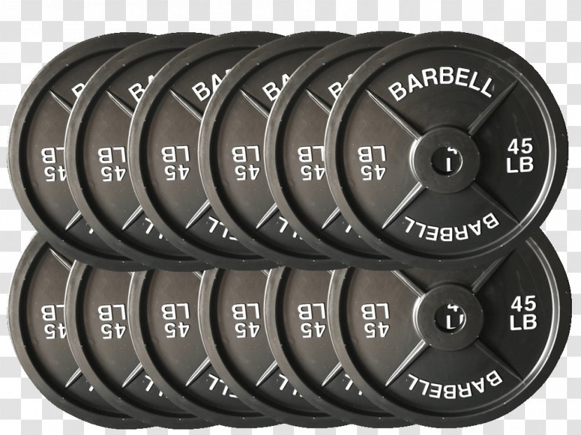 Weight Plate Training Barbell Dumbbell Fitness Centre - Physical Strength - Plates Transparent PNG