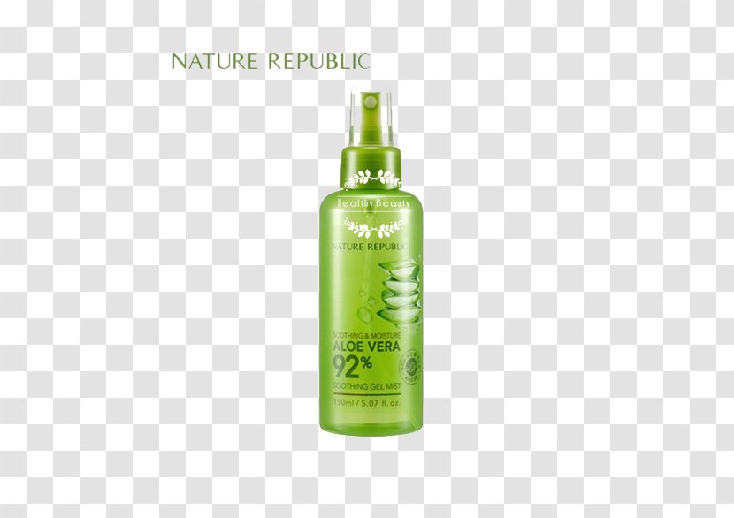 Aloe Vera Mist Skin Care Gel - Cosmetics - Natural Nature Park Promotion Transparent PNG