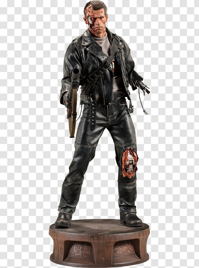 Arnold Schwarzenegger The Terminator Sideshow Collectibles YouTube - Action Figure Transparent PNG