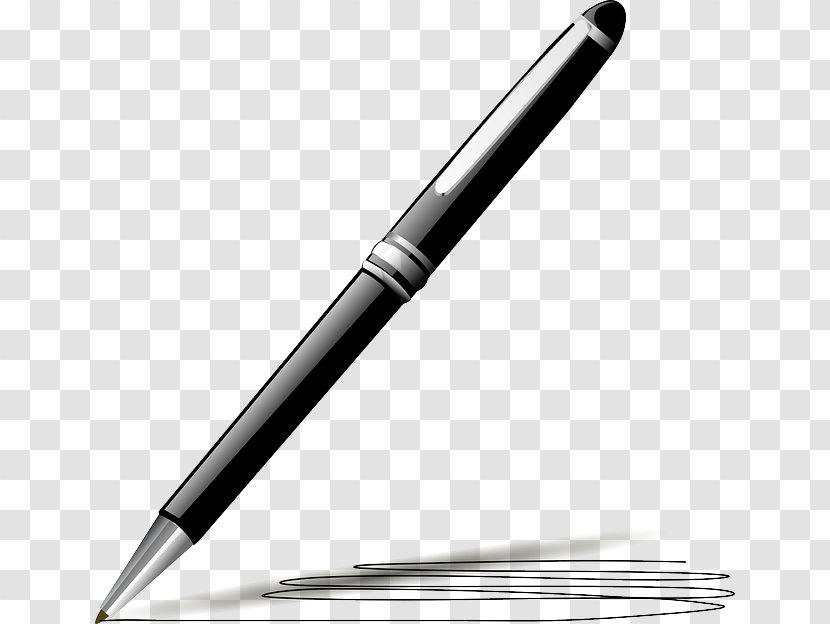 Fountain Pen Quill Ballpoint Clip Art - And Ink Transparent PNG