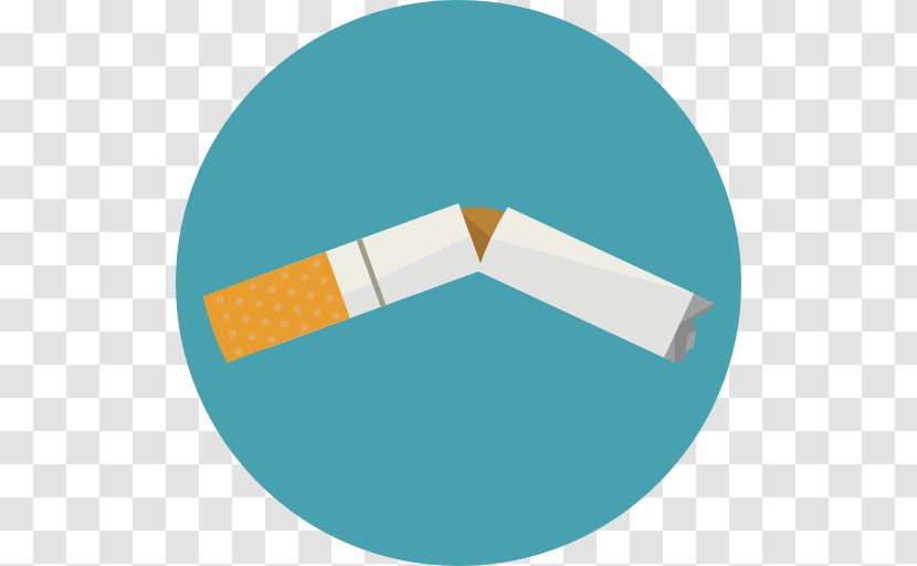Smoking Cessation Medicine Cigarette - Teal - Pack Transparent PNG