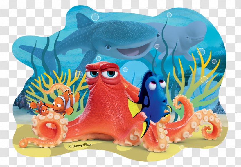 Jumbo Disney Finding Dory 4-in-1 Jigsaw Puzzles Bumper Pack Puzzle 4x50t Bath - Invertebrate Transparent PNG
