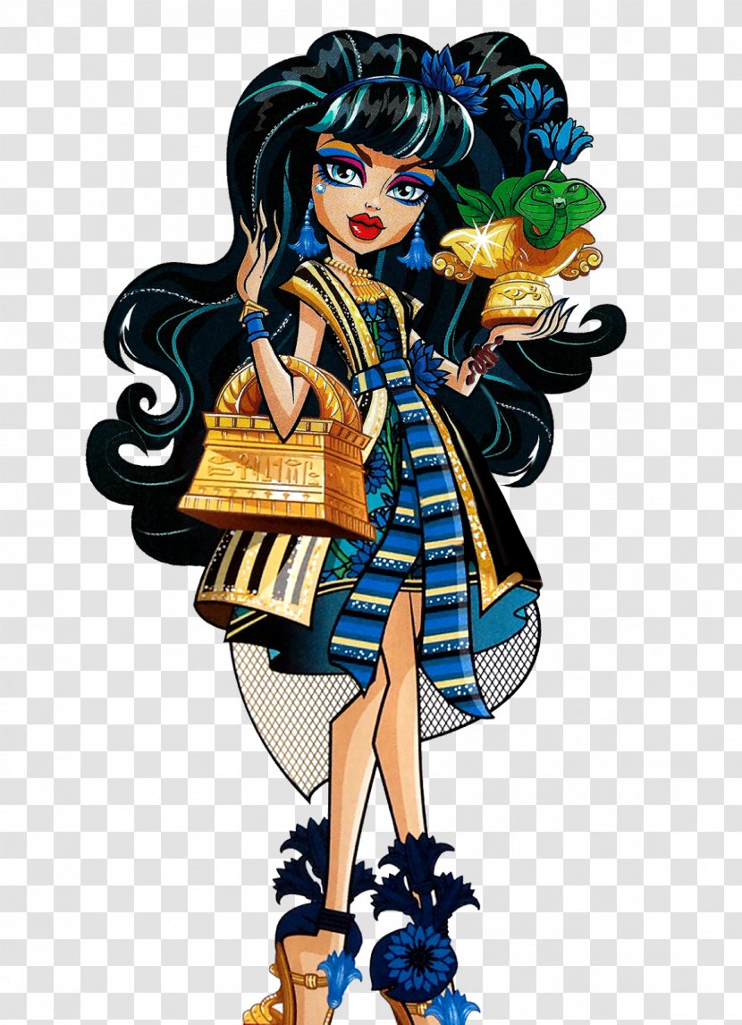 Monster High Cleo DeNile Doll Frankie Stein Lagoona Blue - Flower Transparent PNG