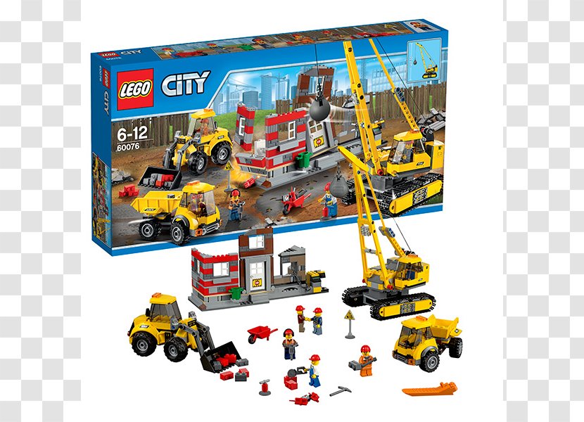 LEGO 60076 City Demolition Site Lego Toy Block - Play Vehicle Transparent PNG