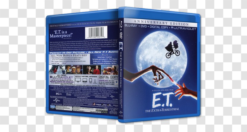 Blu-ray Disc Ultra HD DVD 4K Resolution Film - Jaws - Extra Terrestrial Transparent PNG