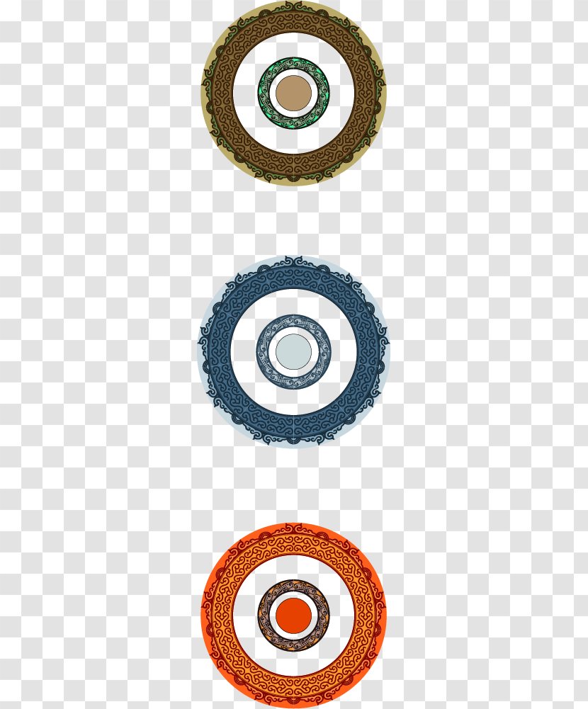 Circle Ring Vecteur - Spiral - Vector Painted Retro Transparent PNG