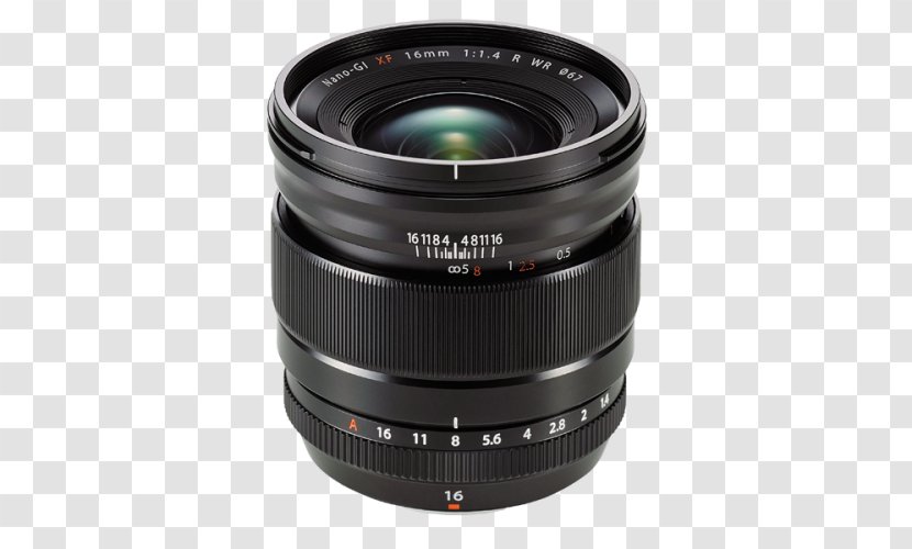 Fujinon XF 16mm F1.4 R WR F/1.4 Fujifilm Camera Lens - Dslr Transparent PNG