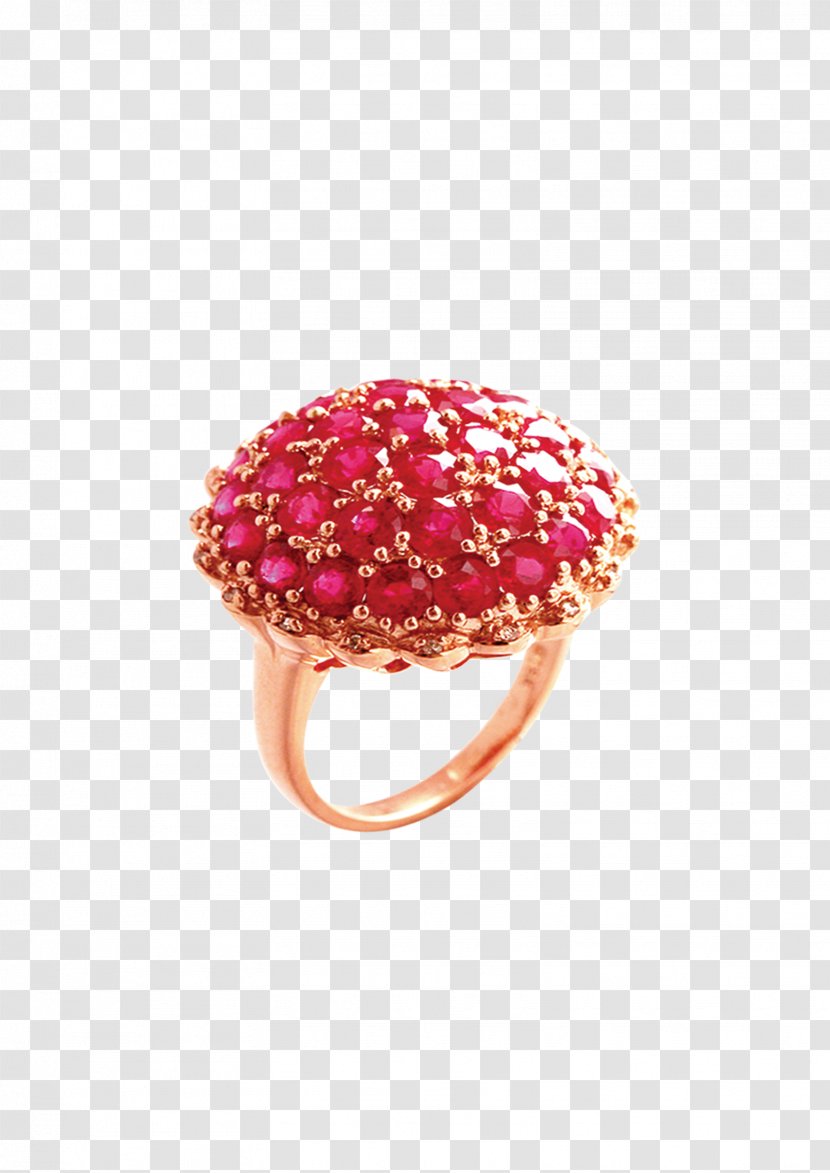 Ring Ruby Jewellery U9996u98fe - Magenta Transparent PNG