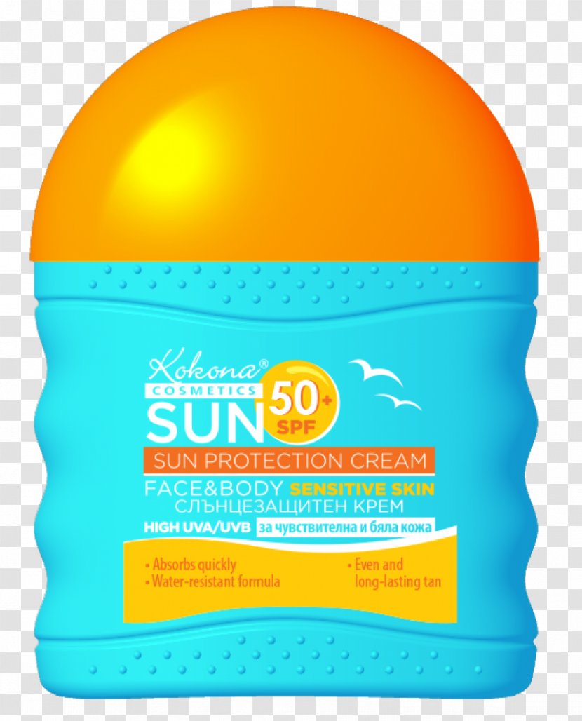 Sunscreen Milk Factor De Protección Solar Cream Face - Hair Care Transparent PNG