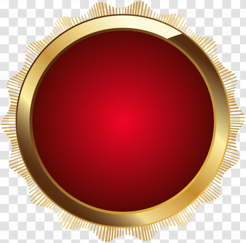 Circle Design Product - Maroon - Seal Badge Red Transparent Clip Art Transparent PNG