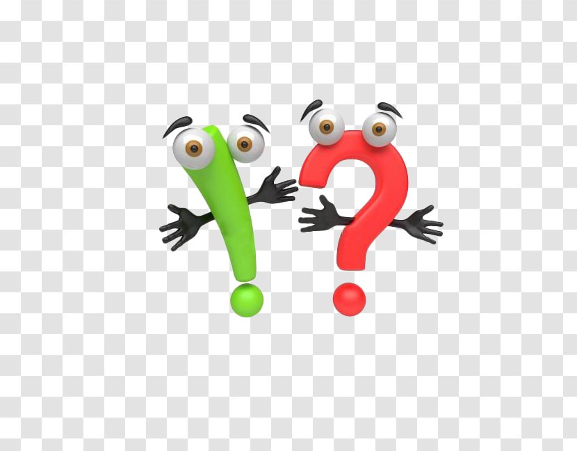 Exclamation Mark Cartoon Question Animation - Frog - And Transparent PNG