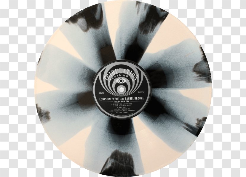Phonograph Record Bad Omen LP Polyvinyl Chloride Vinyl Group - Heart - Cyberpunk Helicopter Transparent PNG