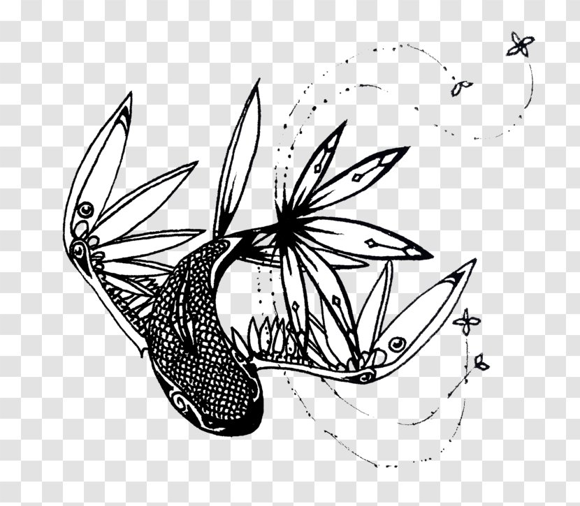 Sword Dance Art Butterfly Sketch - Pollinator Transparent PNG