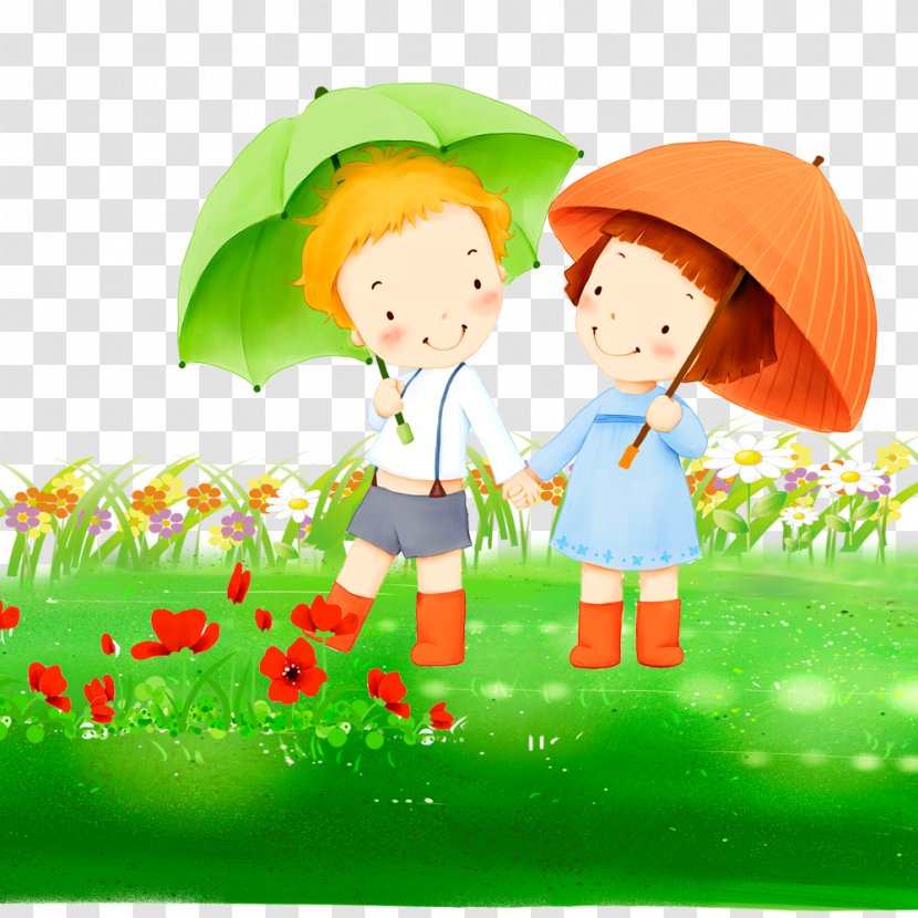 Icon - Flower - Cartoon Boys And Girls Transparent PNG