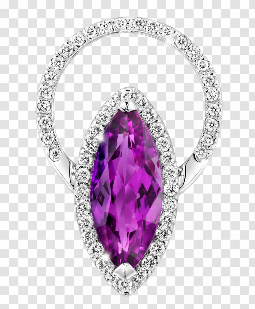 Amethyst Gemstone Jewellery Earring - Clothing Accessories Transparent PNG