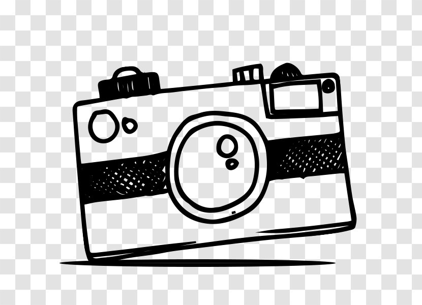 Black And White Camera - Design Transparent PNG