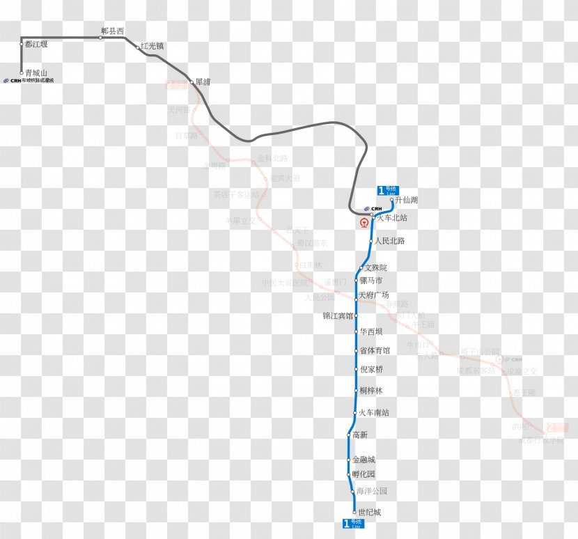 Chengdu Metro Chunxi Road Line 4 Rapid Transit Transparent PNG