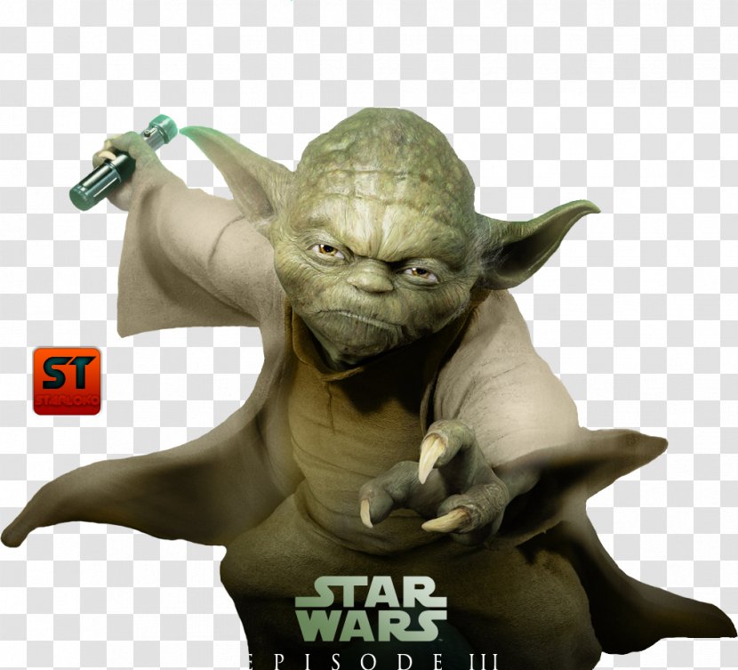 Yoda Anakin Skywalker Star Wars: The Clone Wars Wookieepedia - Figurine - Kxxr Transparent PNG