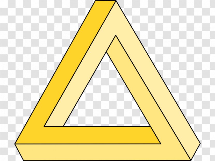 Triangle Area Number - Yellow Transparent PNG