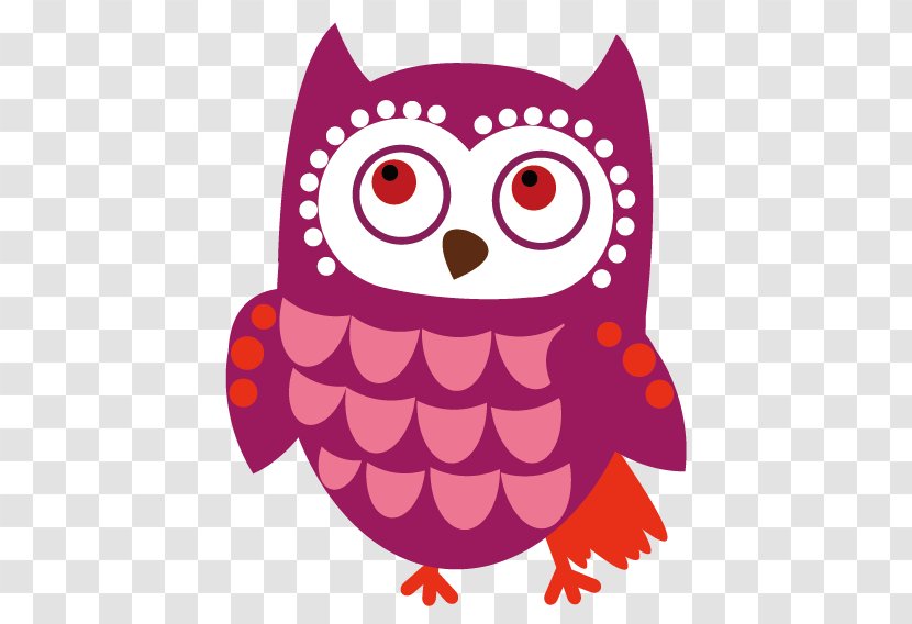 Owl Cartoon Clip Art - Drawing - Purple Vector Small Animals Transparent PNG