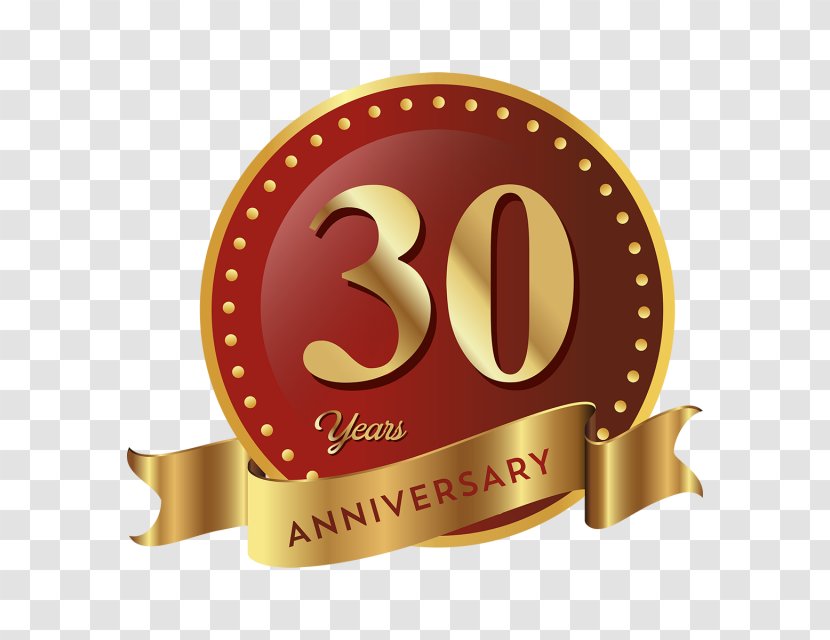 Logo Badge - Sign - 30 Anniversary Transparent PNG