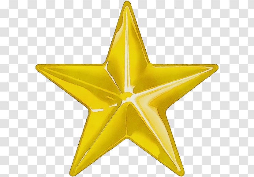 Yellow Star - Stock Photography - Royaltyfree Transparent PNG