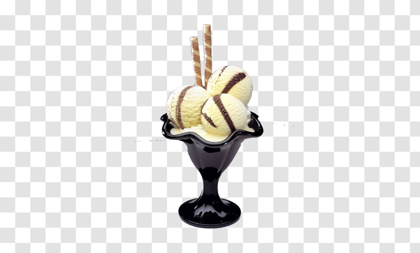 Ice Cream Cone Food - Dame Blanche Transparent PNG