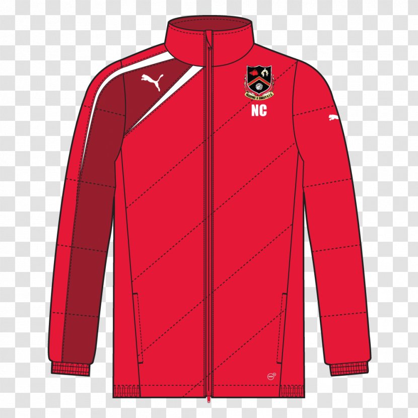 Jacket T-shirt Adidas Sleeve Outerwear - Red - Stadium Transparent PNG