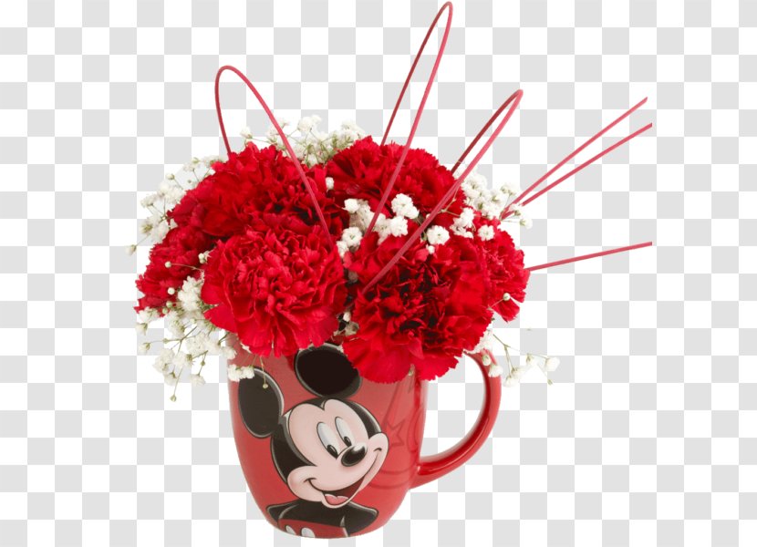 Floral Design Mickey Mouse Minnie Flower Bouquet - Floristry Transparent PNG