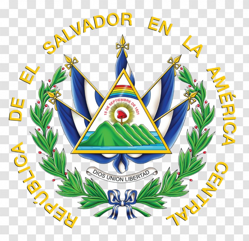 Consulate Of El Salvador Coat Arms Flag - Brand Transparent PNG