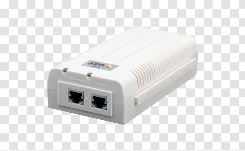 Adapter Power Over Ethernet Axis Communications IEEE 802.3af - Shenzhen Xunlei Networking Technologies Co., Ltd. Transparent PNG