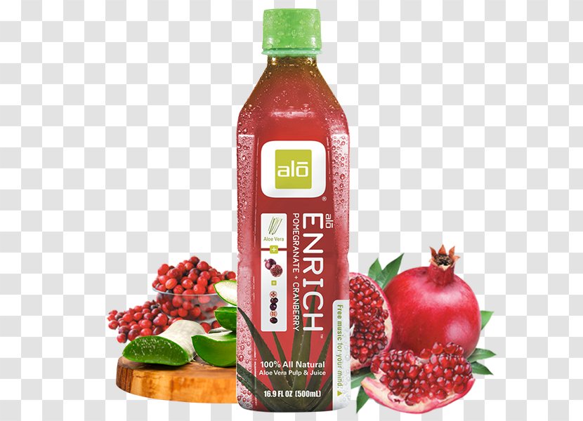 Apple Juice Fizzy Drinks Aloe Vera Cranberry - Strawberries Transparent PNG