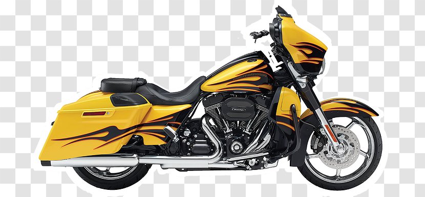 Harley-Davidson CVO Street Glide Motorcycle Electra - Wheel Transparent PNG