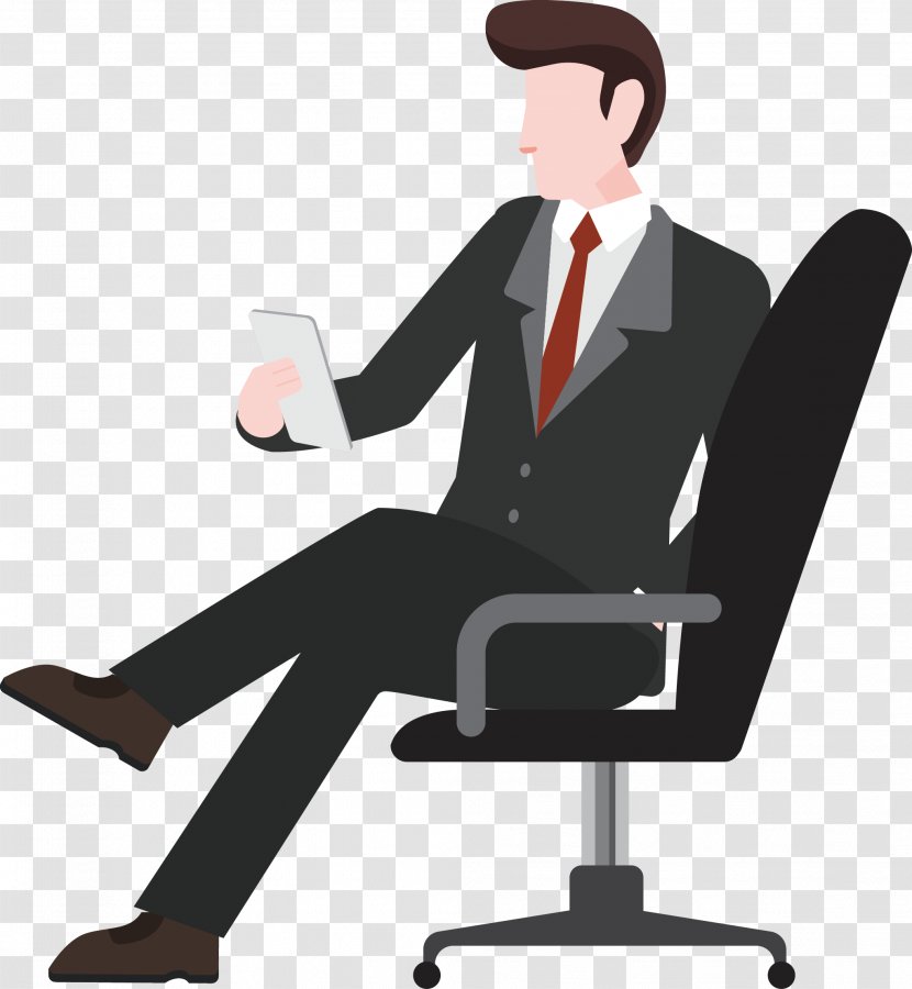 Image Cartoon Drawing Vector Graphics - Job - Business Suit Transparent PNG