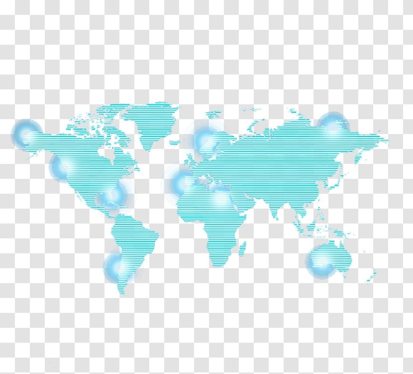 United States Map Fahrenheit Celsius Country - Aqua - Blue Striped World Transparent PNG