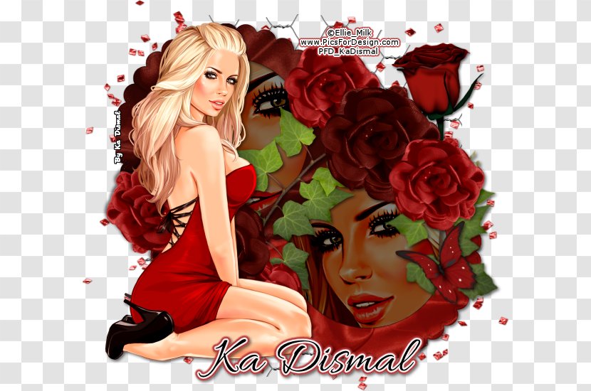 Garden Roses Floral Design Poster Valentine's Day - Frame Transparent PNG