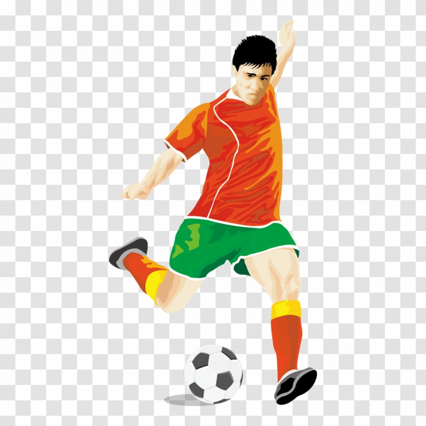 Football Sport Kick - Man Playing Soccer Transparent PNG