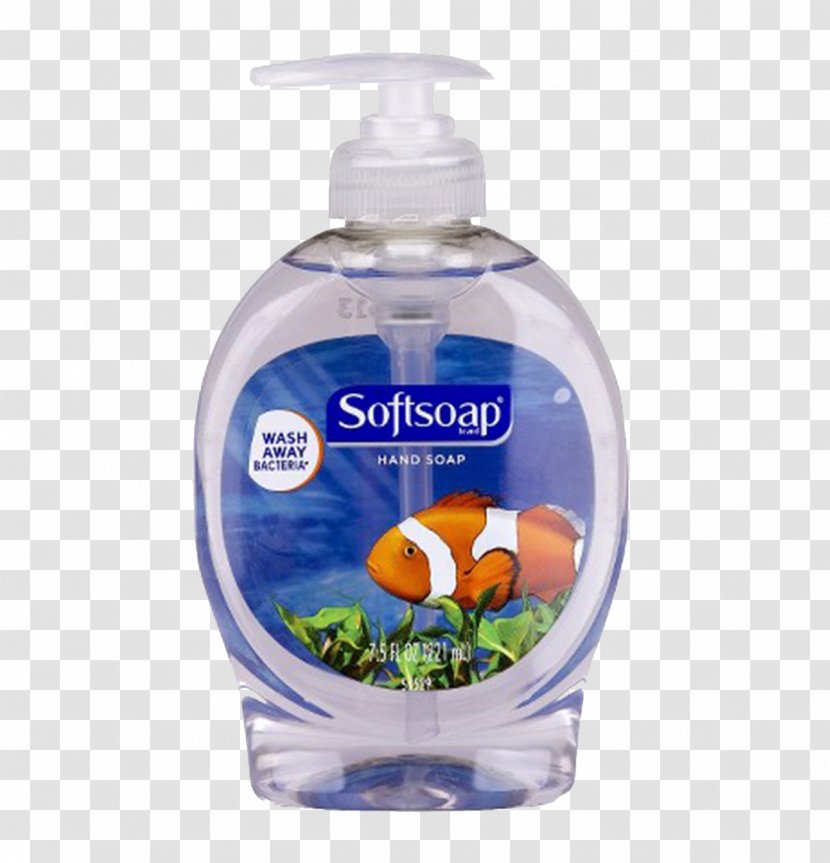 Softsoap Soap Dispenser Antibacterial Dishwashing Liquid - Automatic - Perfume Bottle Transparent PNG