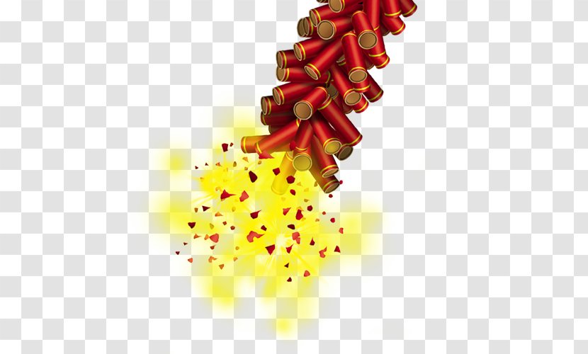 Firecracker Chinese New Year Fireworks Download - Lantern Transparent PNG