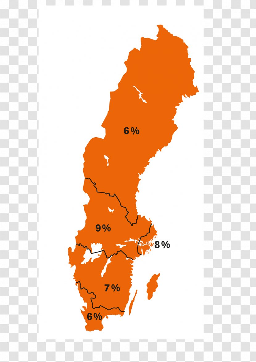 Sweden Map - Stock Photography Transparent PNG