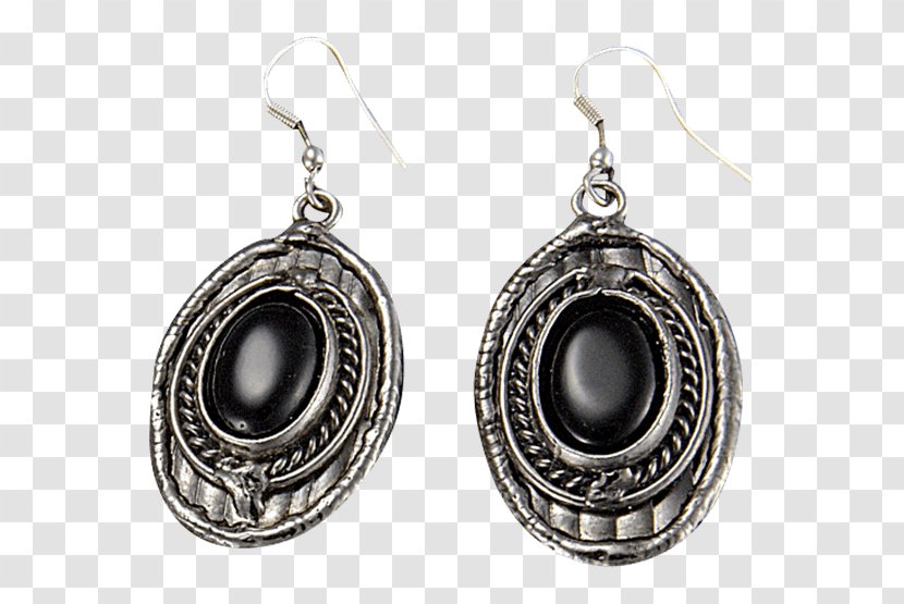 Onyx Earring Silver - Jewelry Making Transparent PNG