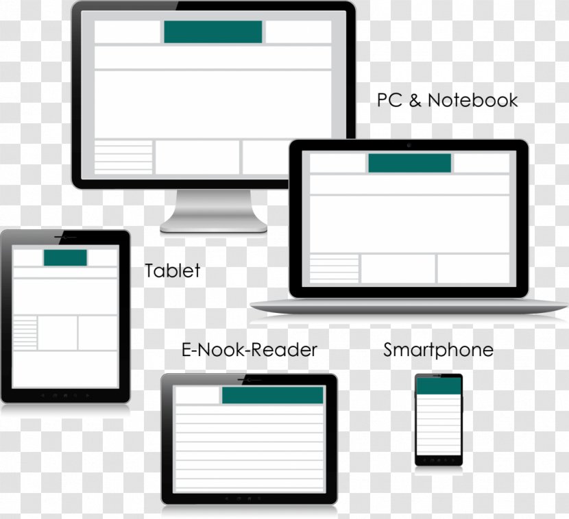 Responsive Web Design Terminal Equipment Smartphone - Organization Transparent PNG